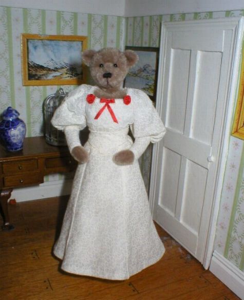 Edwardian Lady in beige.