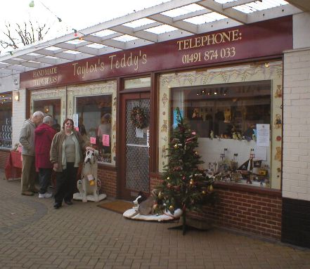 Josephine outside Judy's shop