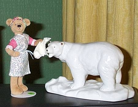 Mrs Mop with Polar Bear