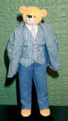 chap in blue